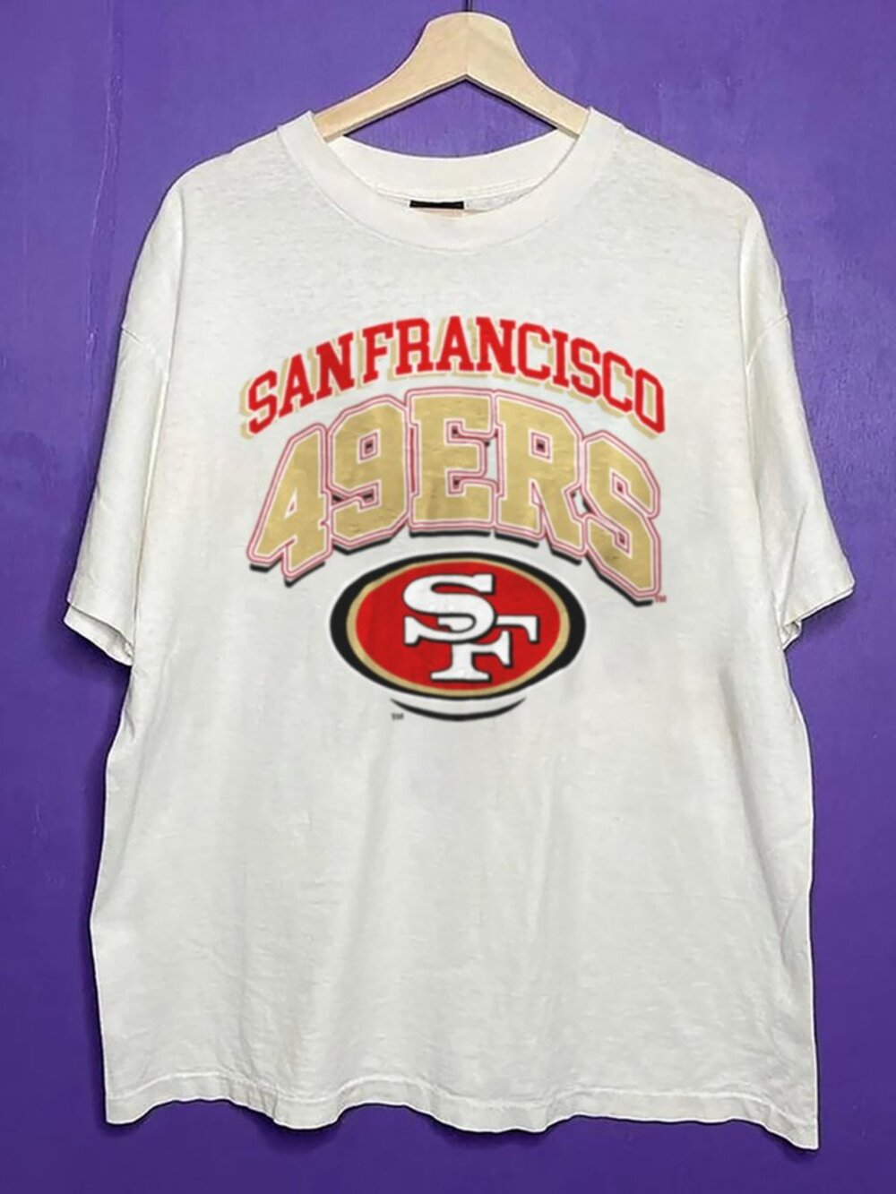 Vintage San Francisco 49ers Football Shirt, Retro NFL San Francisco 49ers Shirt